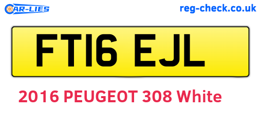 FT16EJL are the vehicle registration plates.