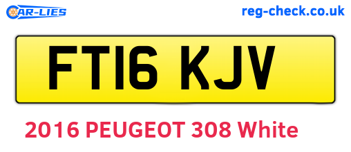FT16KJV are the vehicle registration plates.