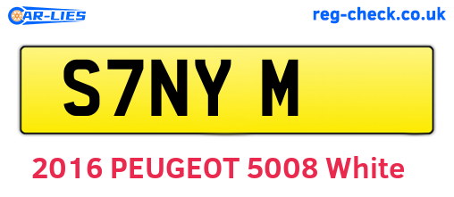 S7NYM are the vehicle registration plates.
