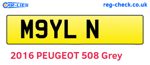 M9YLN are the vehicle registration plates.