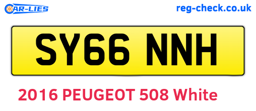 SY66NNH are the vehicle registration plates.