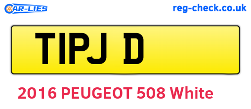 T1PJD are the vehicle registration plates.