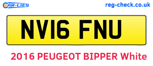 NV16FNU are the vehicle registration plates.