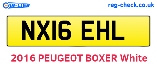 NX16EHL are the vehicle registration plates.