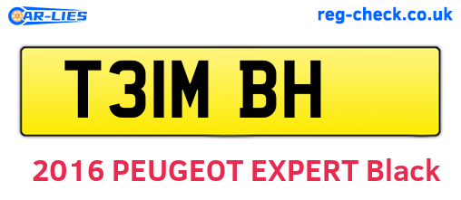 T31MBH are the vehicle registration plates.
