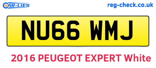 NU66WMJ are the vehicle registration plates.
