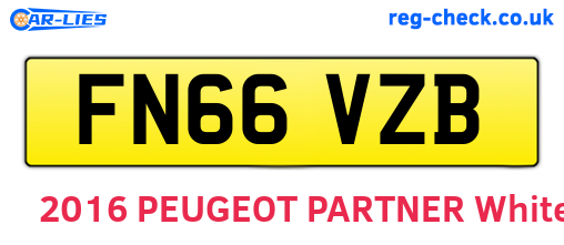 FN66VZB are the vehicle registration plates.