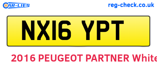 NX16YPT are the vehicle registration plates.