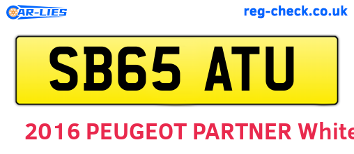 SB65ATU are the vehicle registration plates.