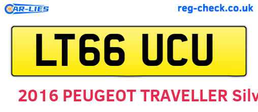 LT66UCU are the vehicle registration plates.