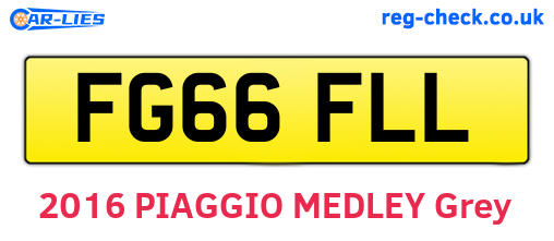 FG66FLL are the vehicle registration plates.