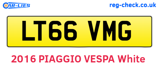LT66VMG are the vehicle registration plates.