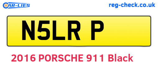 N5LRP are the vehicle registration plates.