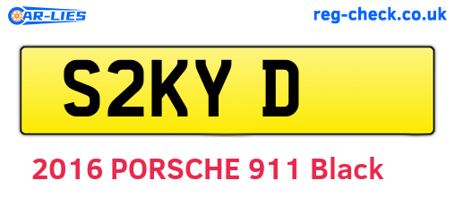 S2KYD are the vehicle registration plates.