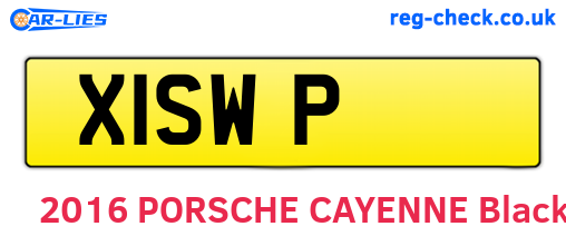 X1SWP are the vehicle registration plates.