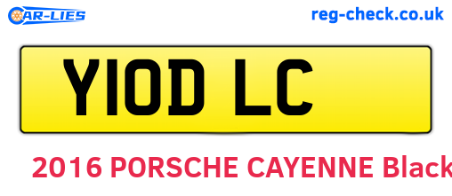 Y10DLC are the vehicle registration plates.