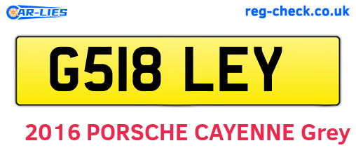 G518LEY are the vehicle registration plates.