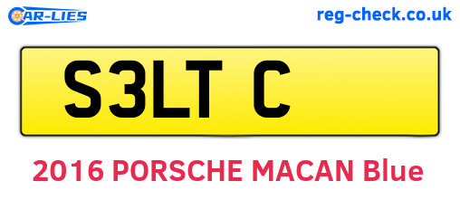 S3LTC are the vehicle registration plates.