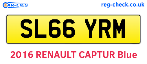 SL66YRM are the vehicle registration plates.