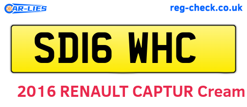 SD16WHC are the vehicle registration plates.