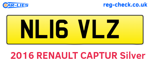NL16VLZ are the vehicle registration plates.