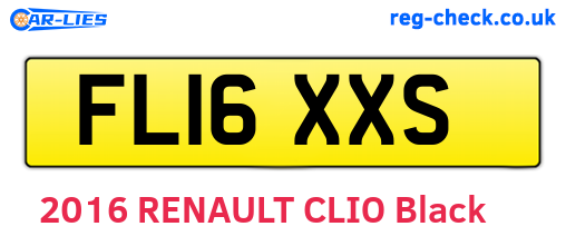 FL16XXS are the vehicle registration plates.