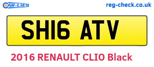 SH16ATV are the vehicle registration plates.