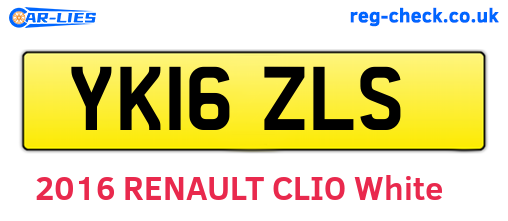 YK16ZLS are the vehicle registration plates.