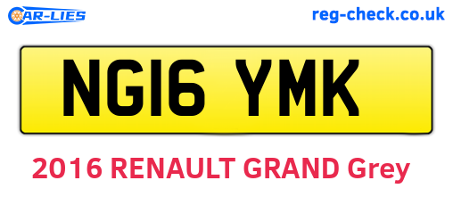 NG16YMK are the vehicle registration plates.