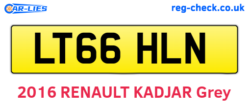 LT66HLN are the vehicle registration plates.