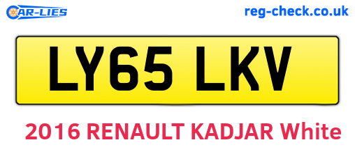 LY65LKV are the vehicle registration plates.