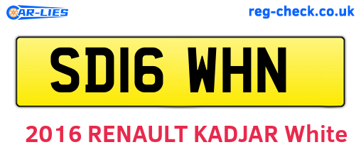 SD16WHN are the vehicle registration plates.