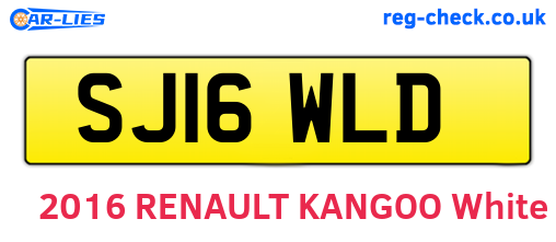 SJ16WLD are the vehicle registration plates.