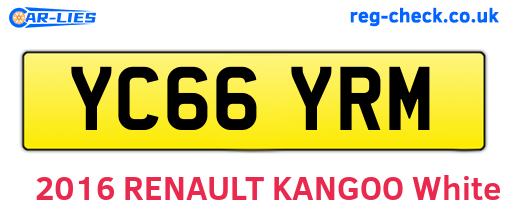 YC66YRM are the vehicle registration plates.