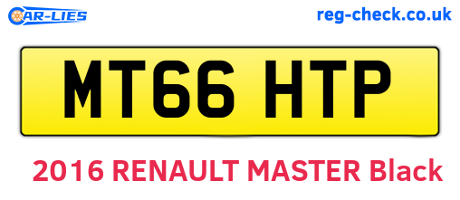 MT66HTP are the vehicle registration plates.