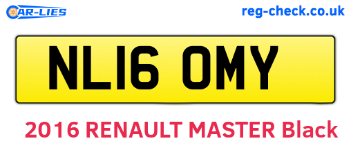 NL16OMY are the vehicle registration plates.