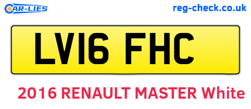 LV16FHC are the vehicle registration plates.