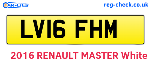 LV16FHM are the vehicle registration plates.
