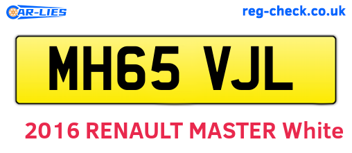 MH65VJL are the vehicle registration plates.