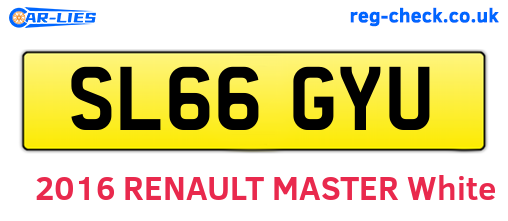 SL66GYU are the vehicle registration plates.