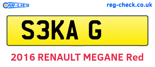 S3KAG are the vehicle registration plates.