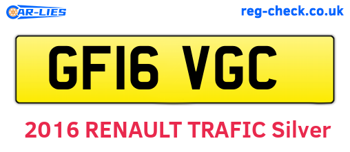 GF16VGC are the vehicle registration plates.
