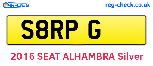 S8RPG are the vehicle registration plates.