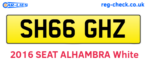 SH66GHZ are the vehicle registration plates.