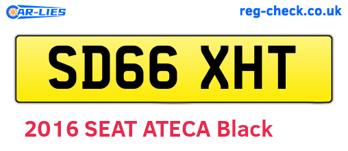 SD66XHT are the vehicle registration plates.