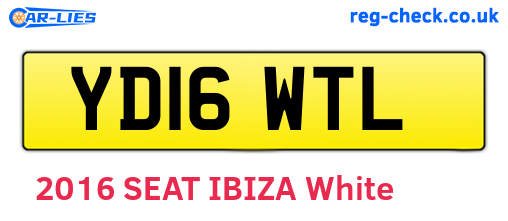 YD16WTL are the vehicle registration plates.