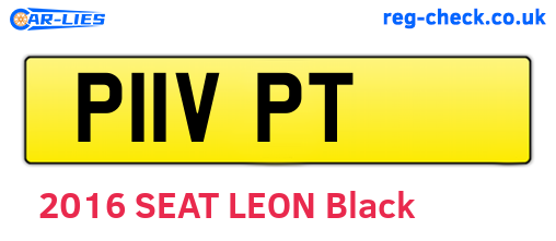 P11VPT are the vehicle registration plates.