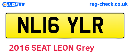 NL16YLR are the vehicle registration plates.