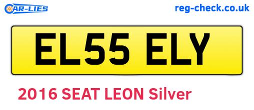 EL55ELY are the vehicle registration plates.
