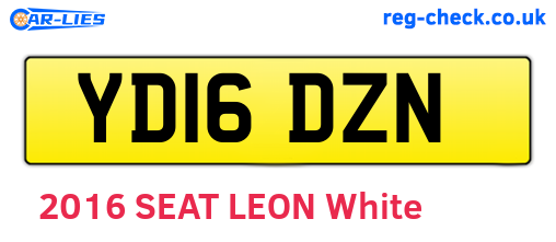YD16DZN are the vehicle registration plates.